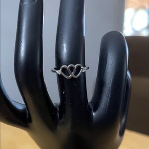 Elegant Silver Heart Ring